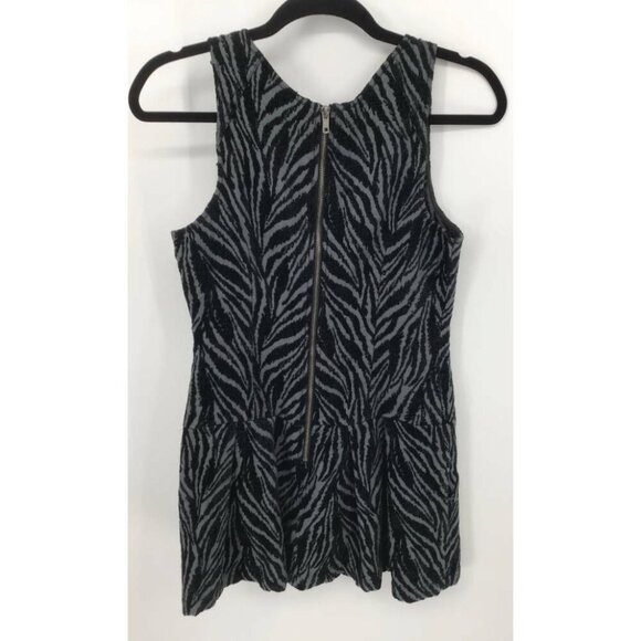 Free People Dress 4 Gray Shift Mini Animal Women - Picture 3 of 7